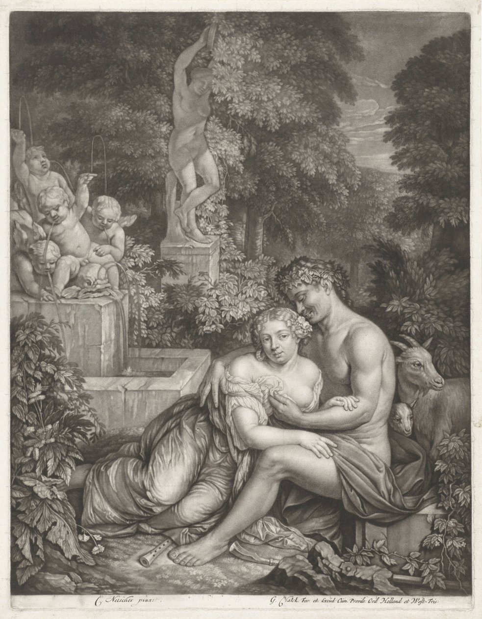 Vertumne et Pomone - Gerard Valck