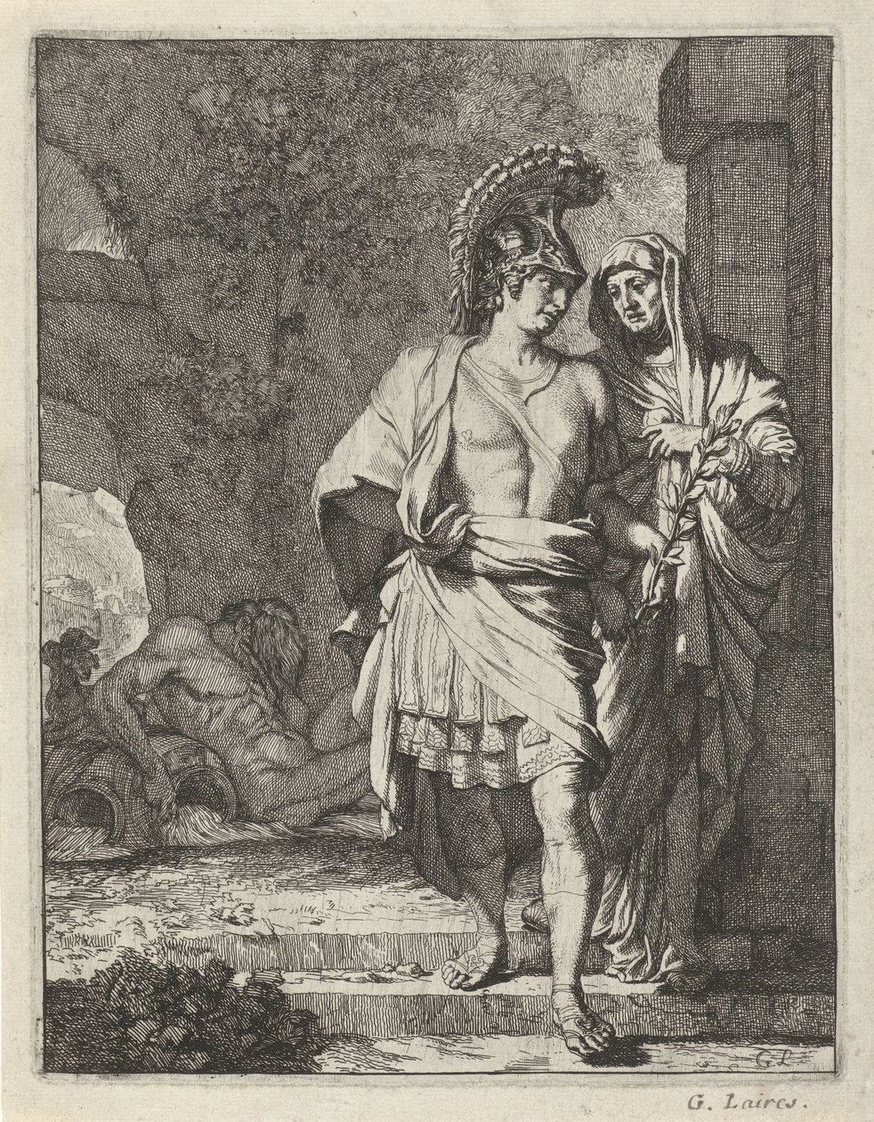 Énée et la Sibylle de Cumes - Gerard de Lairesse