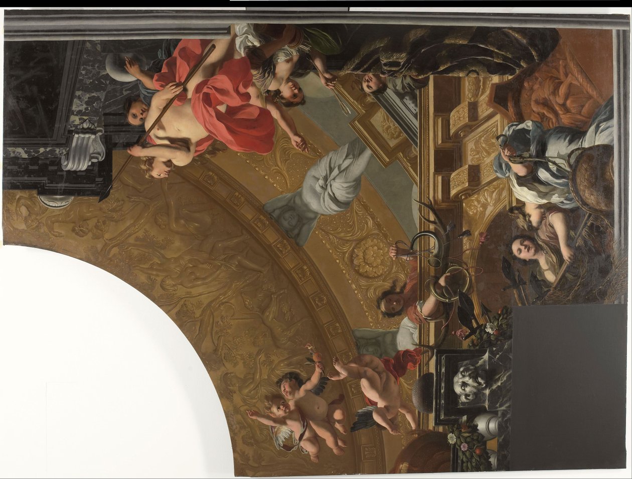 Plafond avec représentation de Diane et de ses compagnes - Gerard de Lairesse