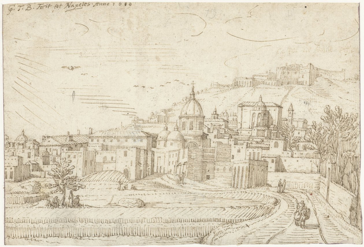 Vue de Naples et Vomero - Gerard ter Borch