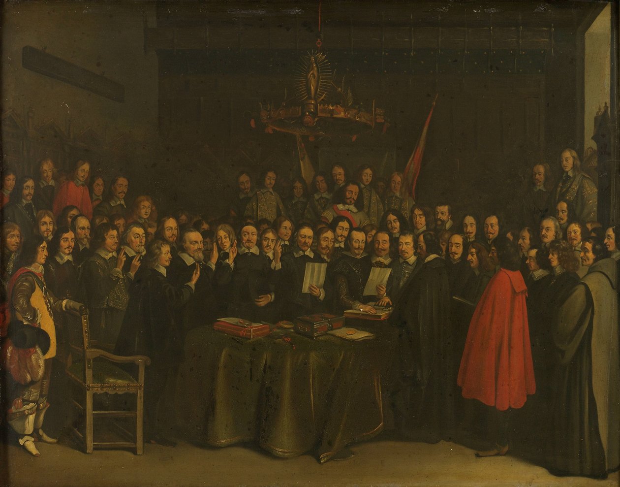 Ratification de la paix de Münster entre l