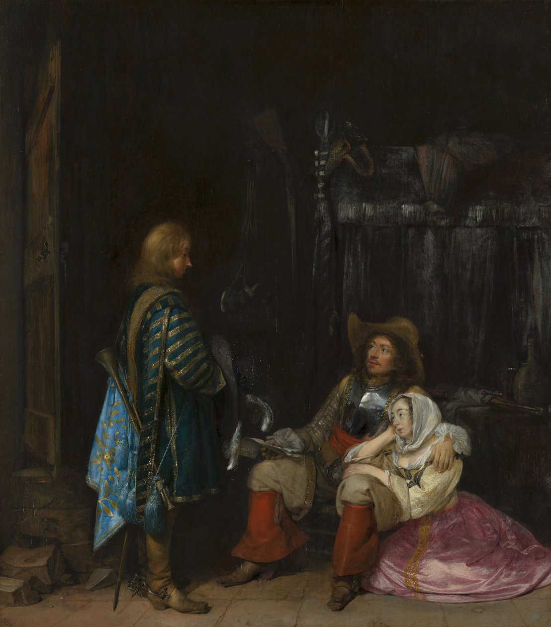 Le messager - Gerard ter Borch