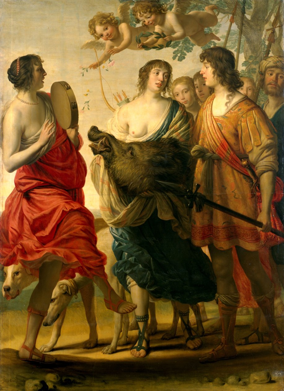 Meleager et Atalanta - Gerard van Honthorst