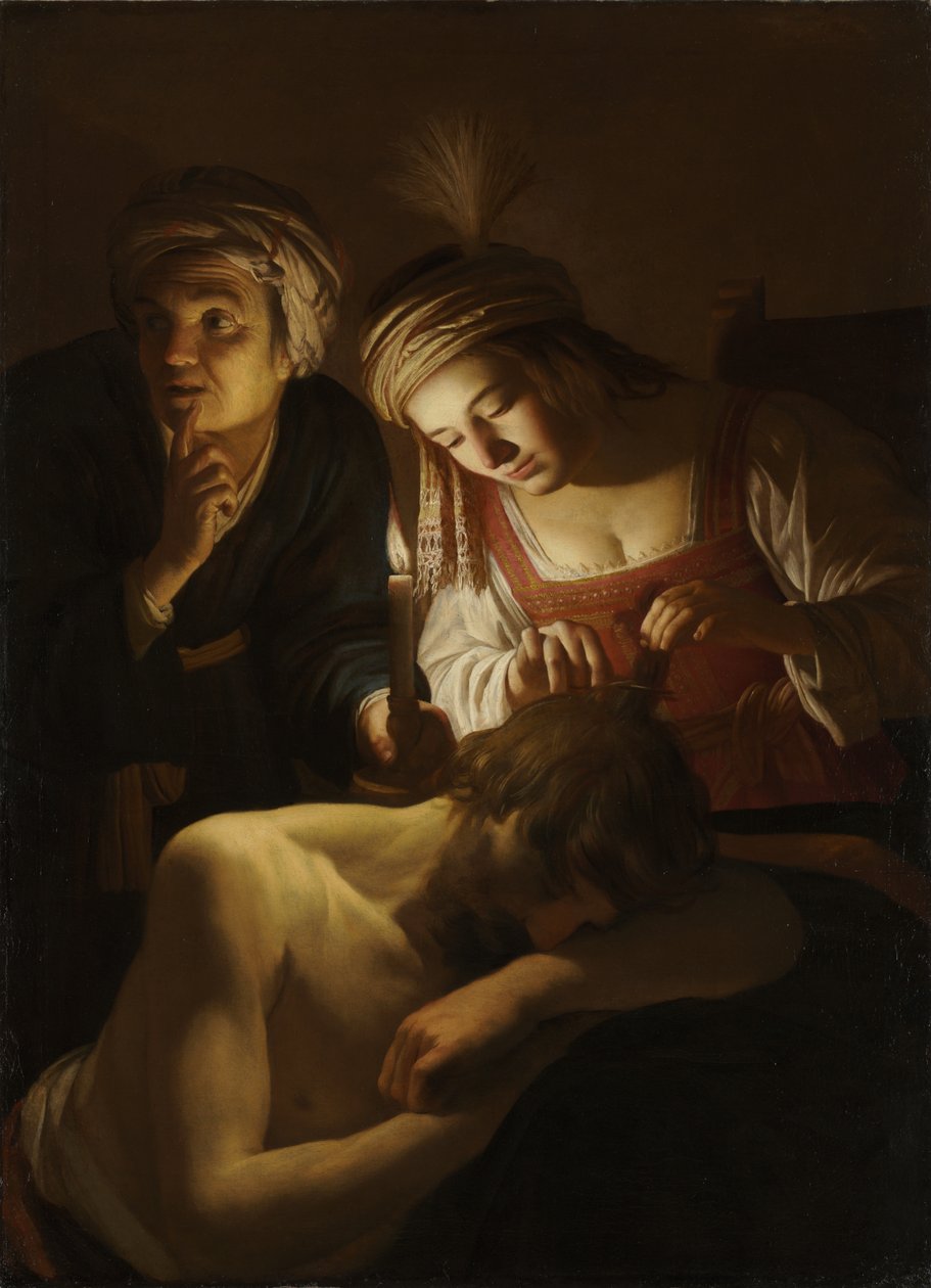 Samson et Dalila - Gerard van Honthorst