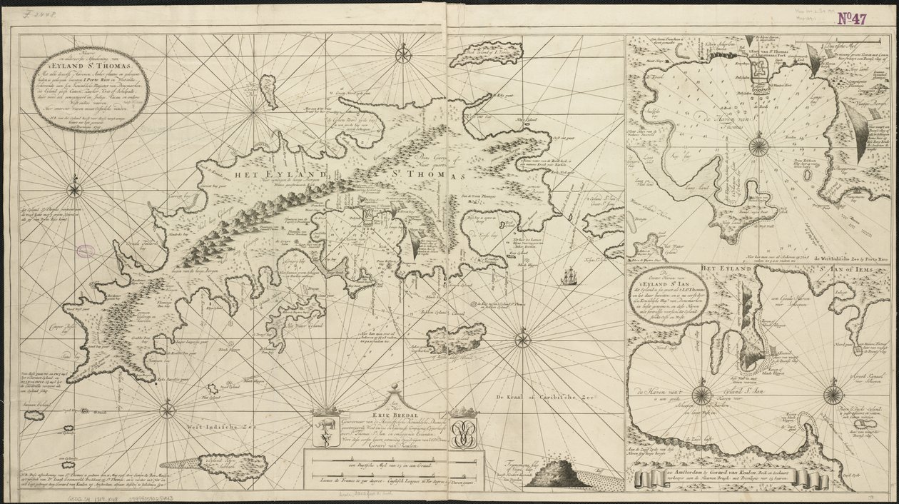 Îles de Saint-Thomas et Saint-Jean, 1719 - Gerard van Keulen