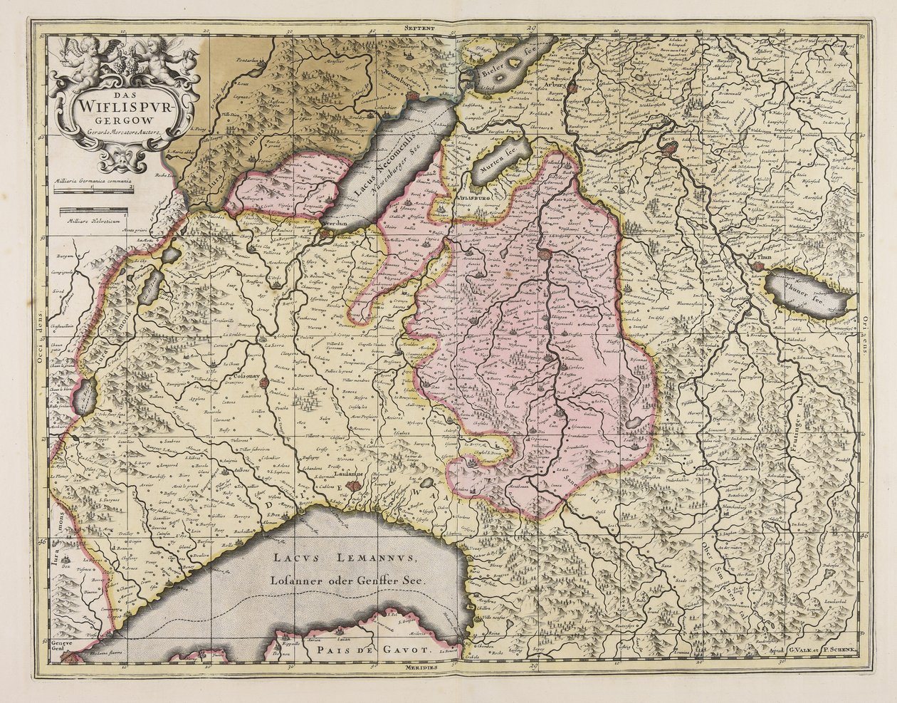 Das Wiflispurgergergow / Gerardo Mercatore auctore - Gerardus Mercator