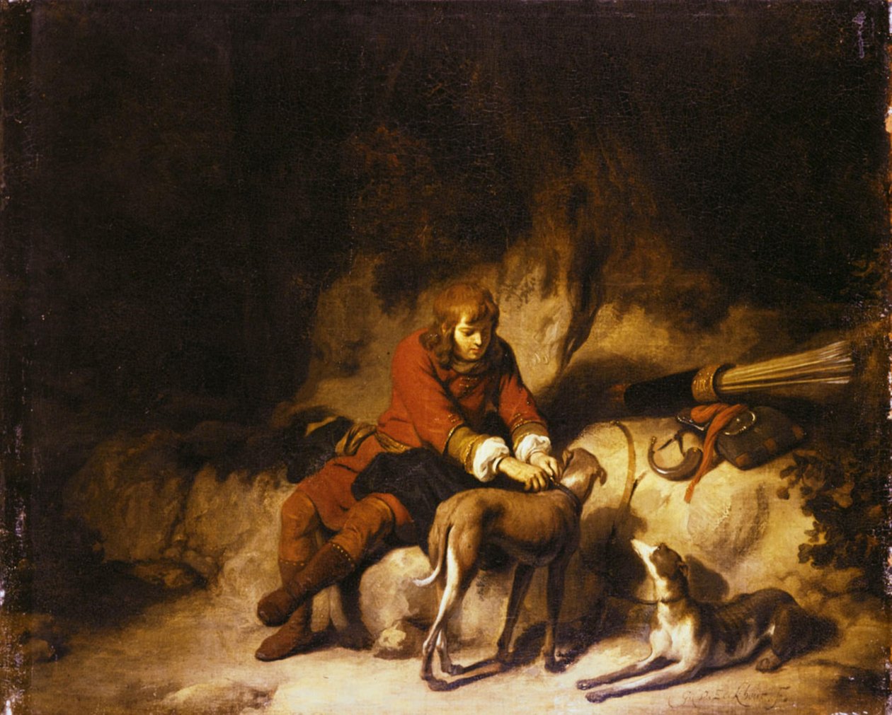 Le chasseur au repos - Gerbrand van den Eeckhout