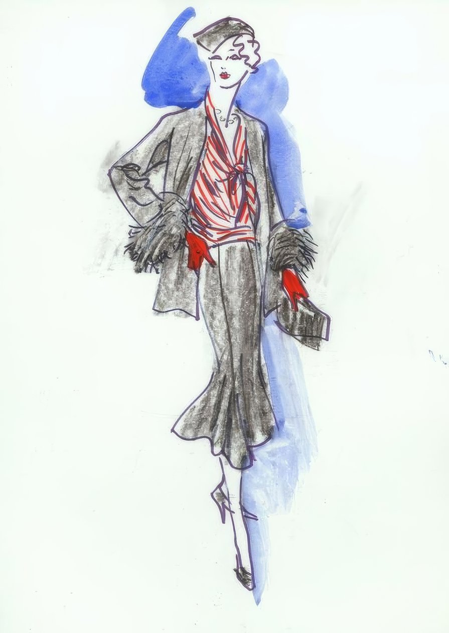 Mode féminine 1931, costume - Gerd Hartung