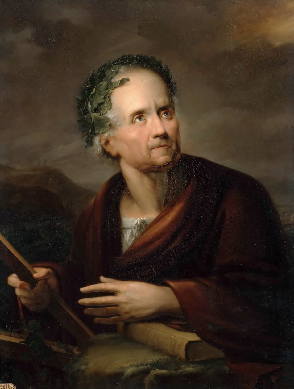 Portrait de Friedrich Gottlieb Klopstock 1724-1803 - Gerdt Hardorff