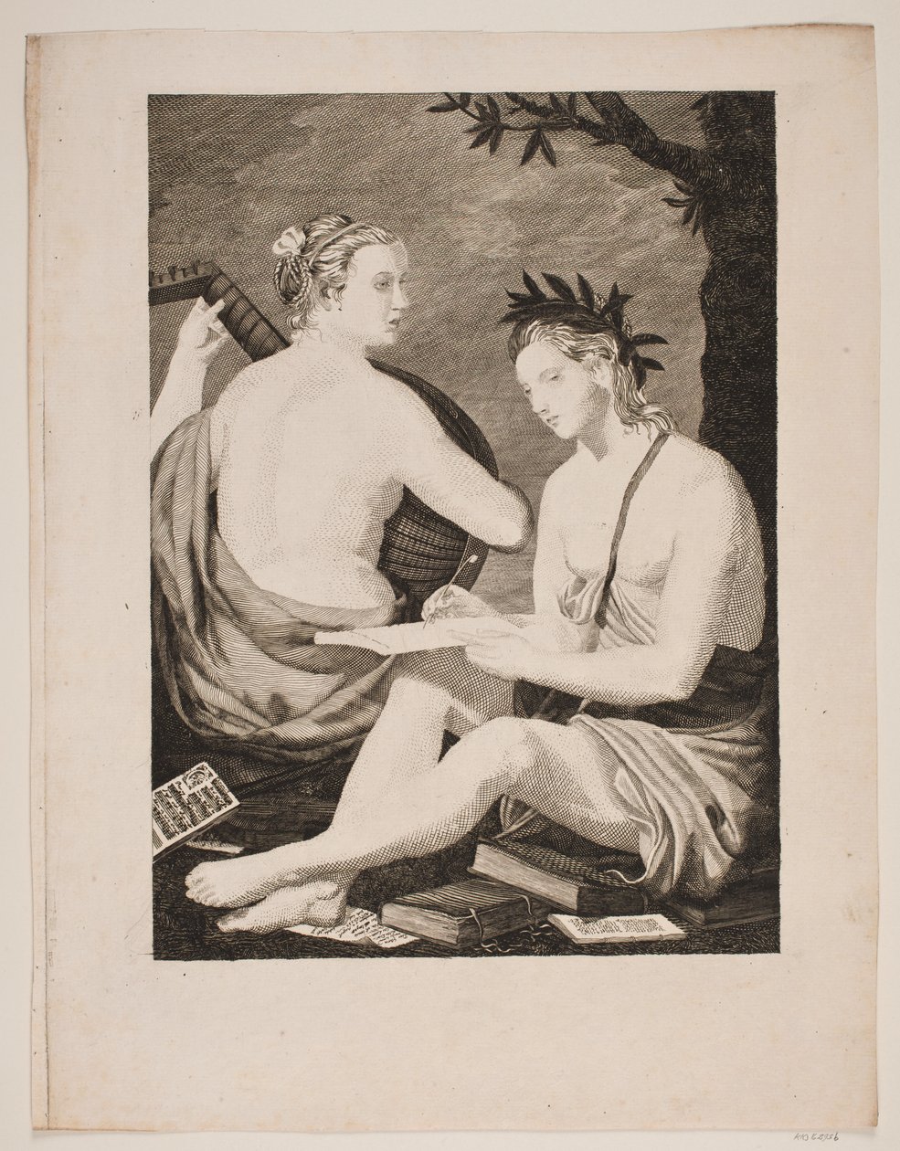 Terpsichore et Calliope - Gerhard Ludvig Lahde