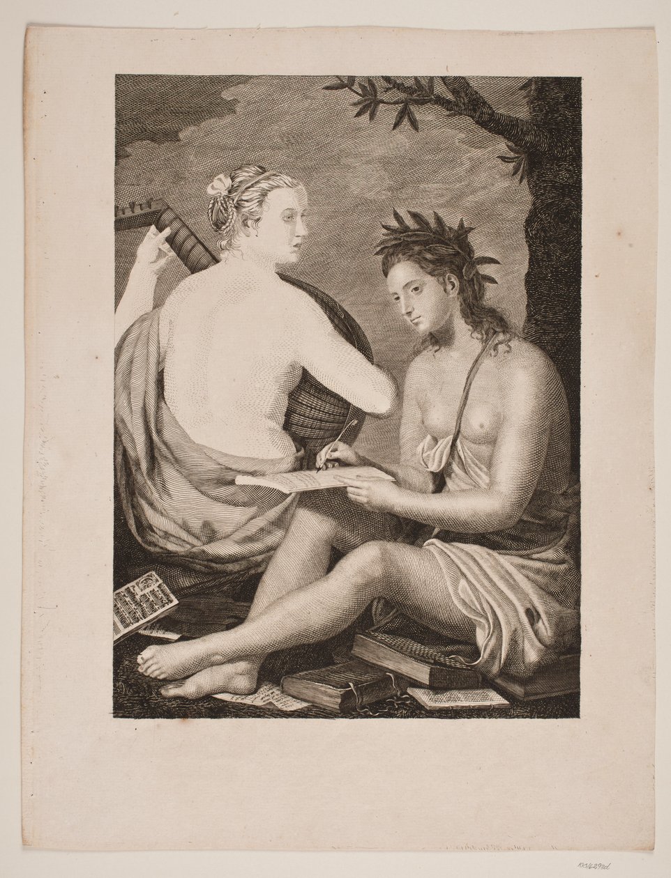 Terpsichore et Calliope - Gerhard Ludvig Lahde