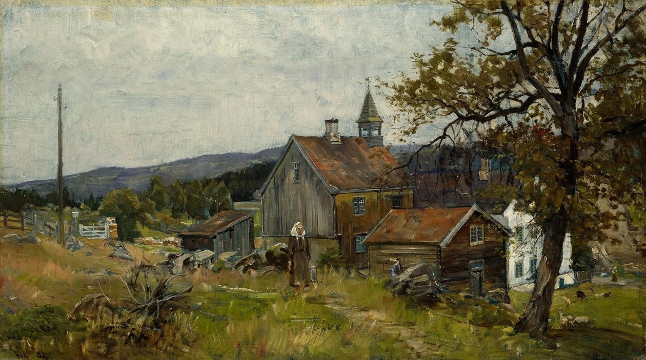 Ferme, Vik à Stange - Gerhard Munthe