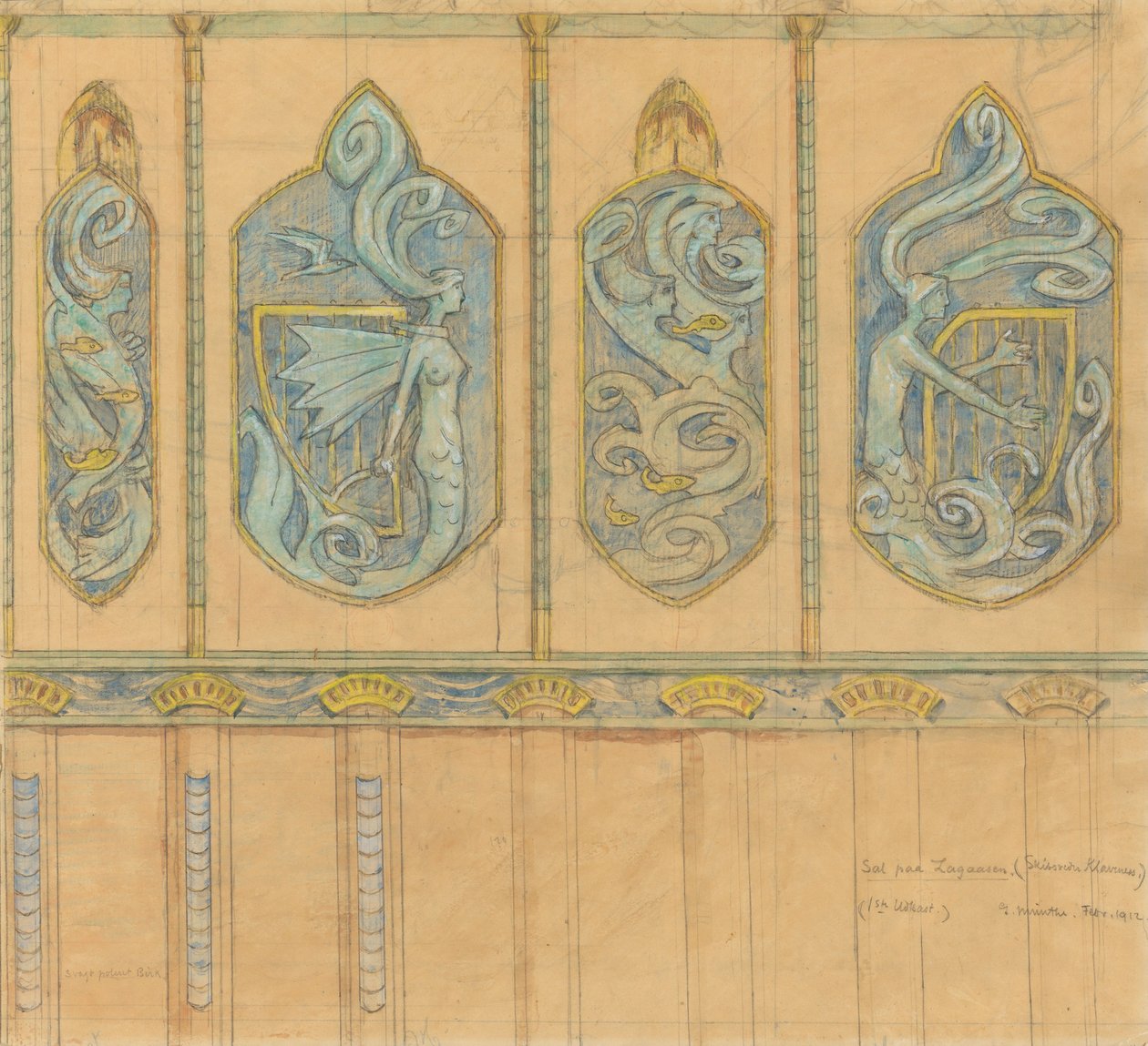 Le palais de Lagaasen - Gerhard Munthe