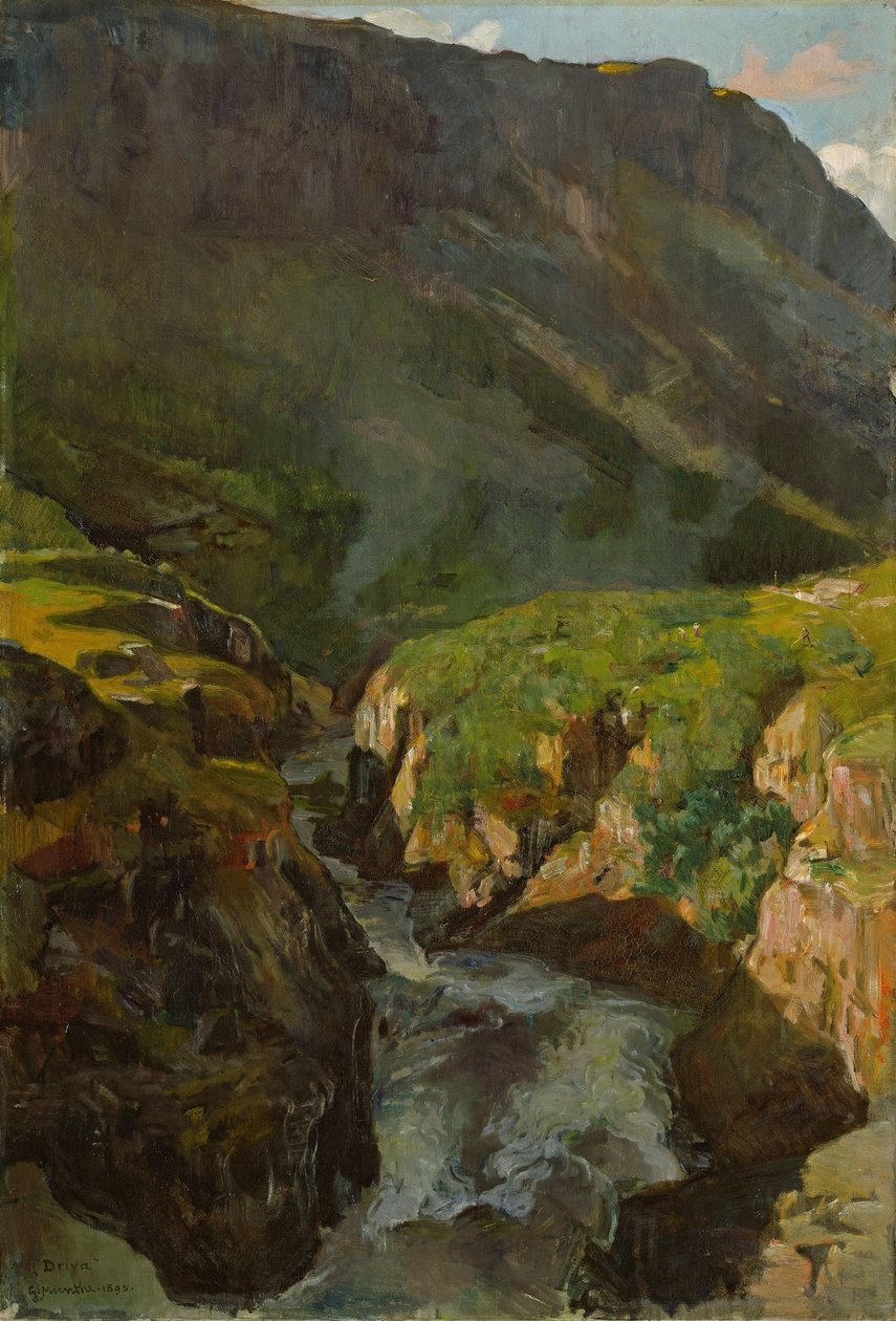 La rivière Driva - Gerhard Munthe