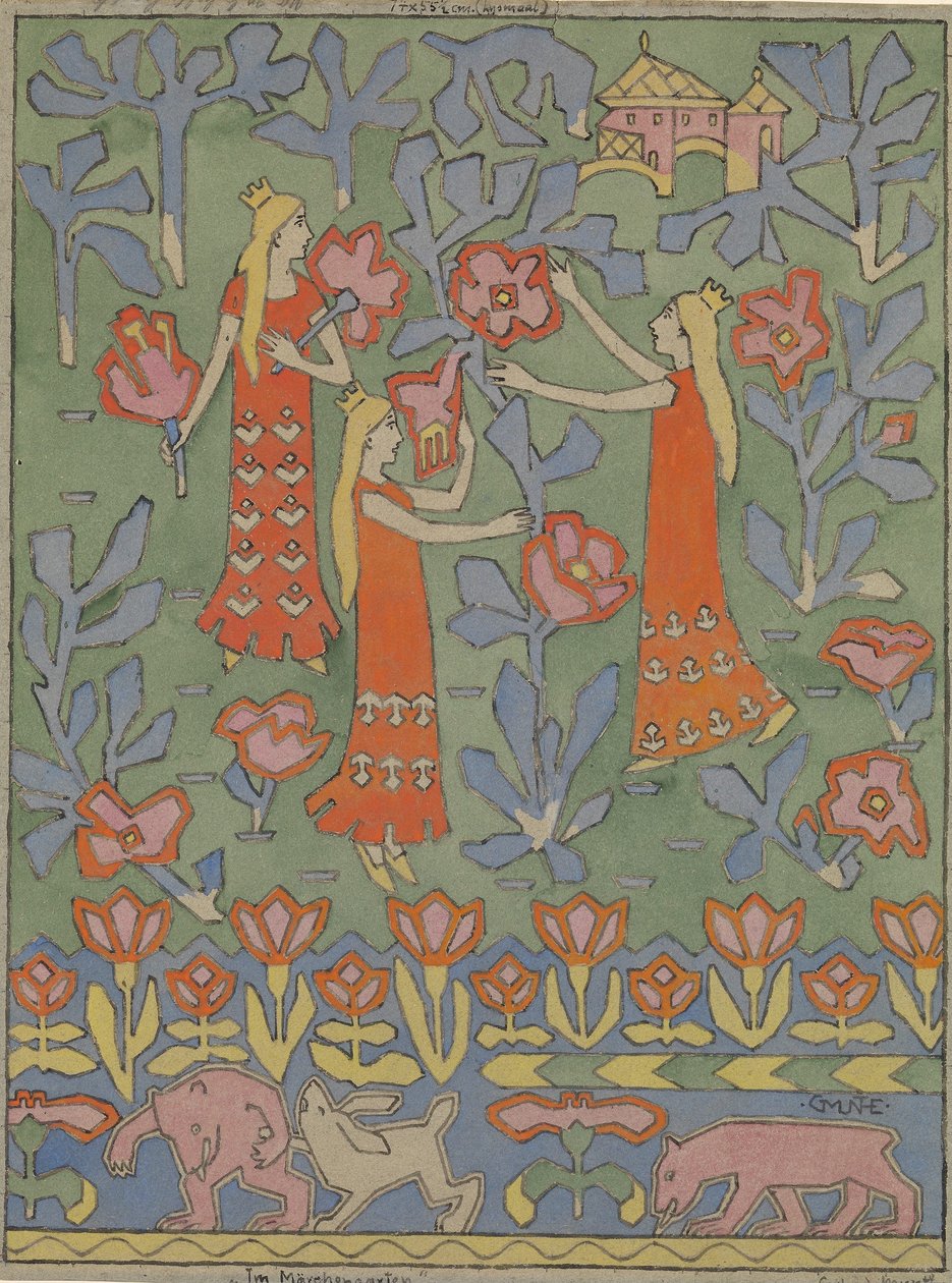 Trois princesses - Gerhard Munthe