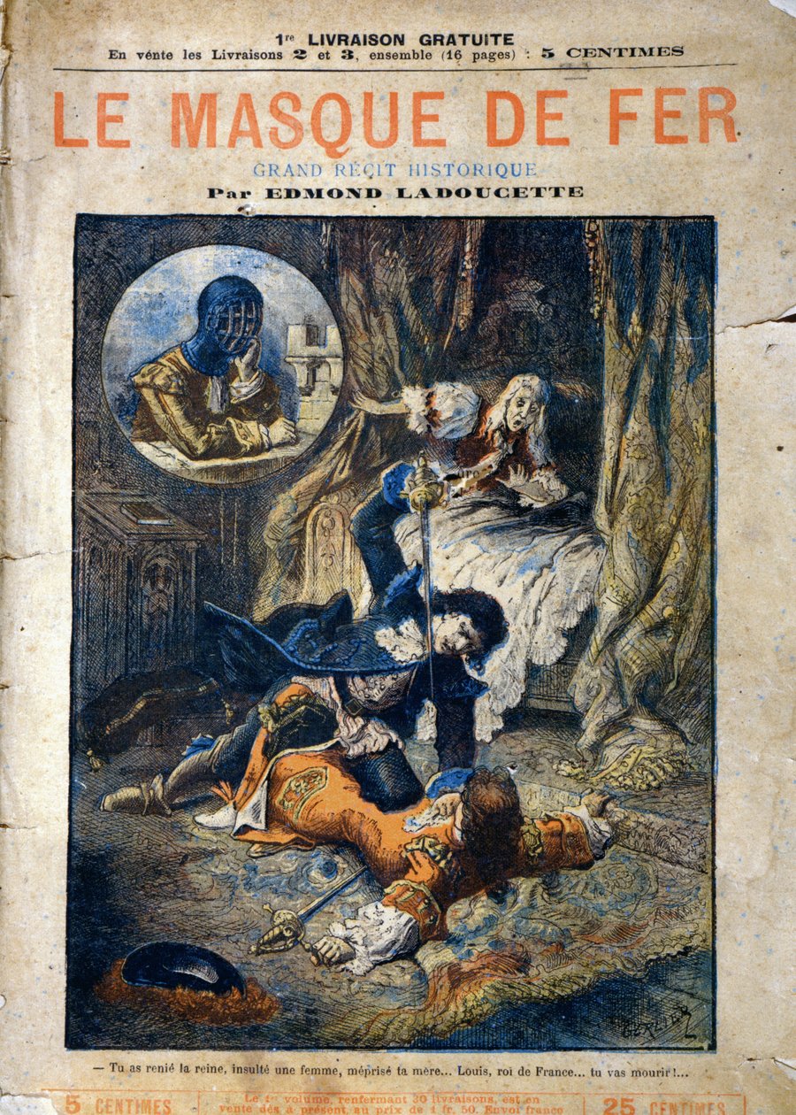 Le Masque de Fer, couverture du roman d