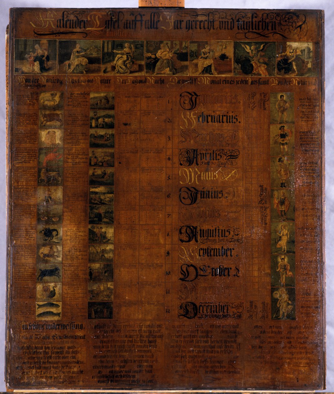 Calendrier, 1601-50 - German School