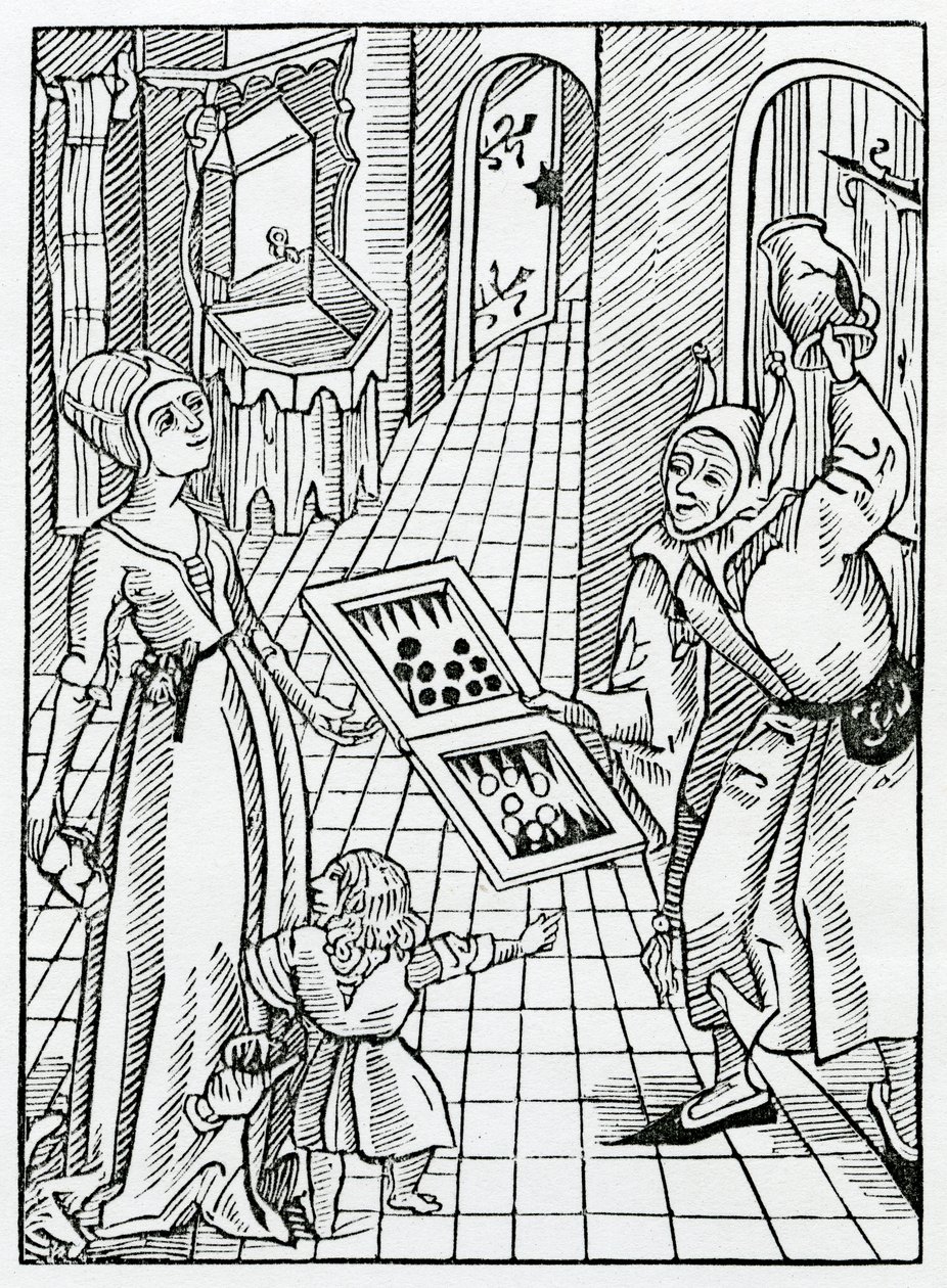 Du mauvais exemple des aînés donné à la jeunesse, illustration de la traduction anglaise d
