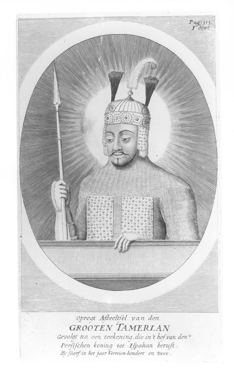 Portrait de Tamerlan le Grand (1336-1405) - German School