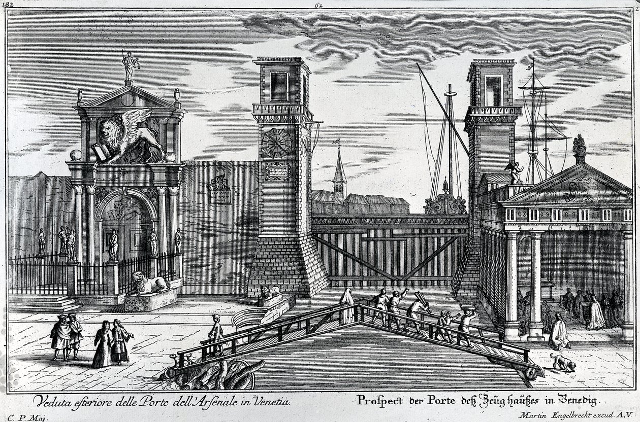 Vue des portes à l