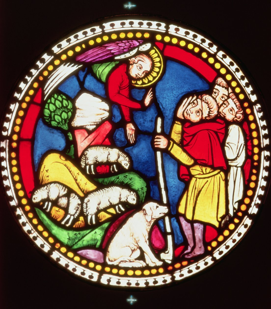 Vitrail représentant l