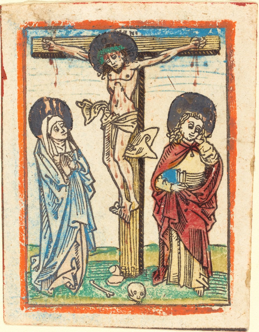 Le Christ en croix - German 15th Century