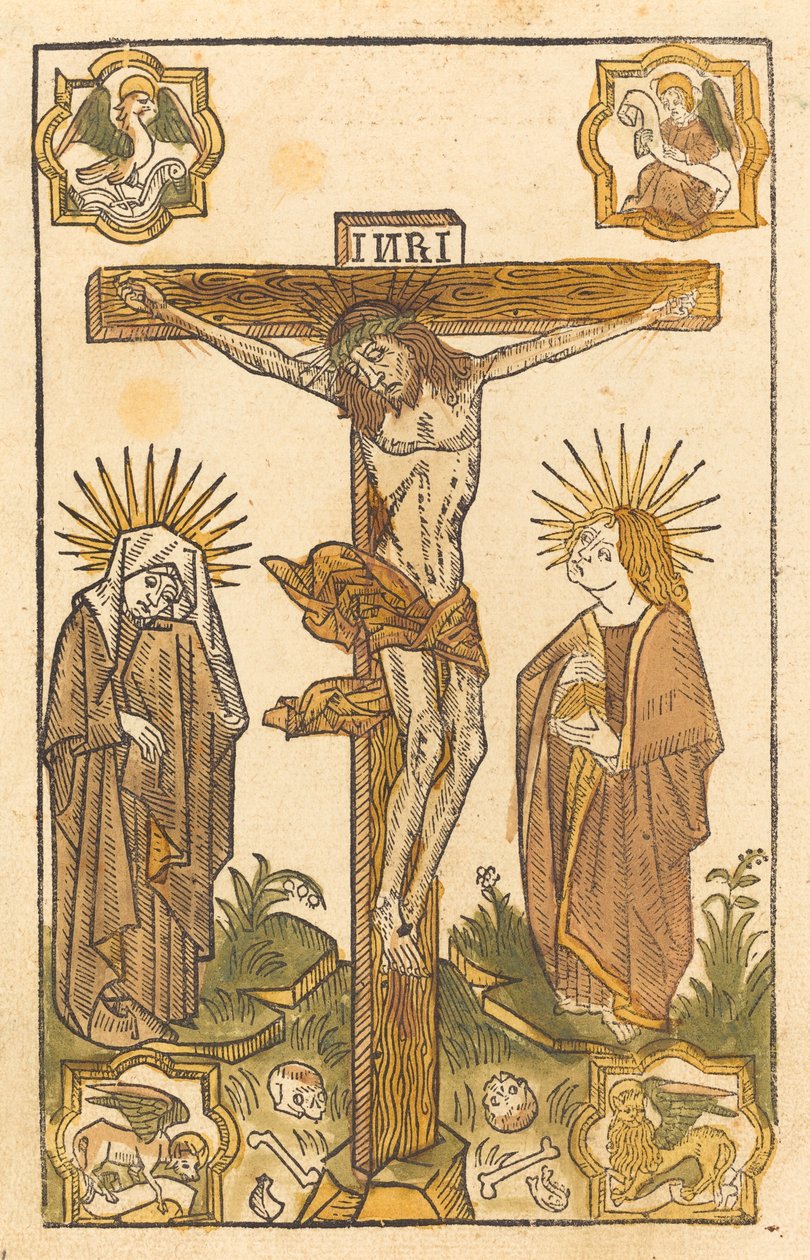 Christ en croix - German 15th Century
