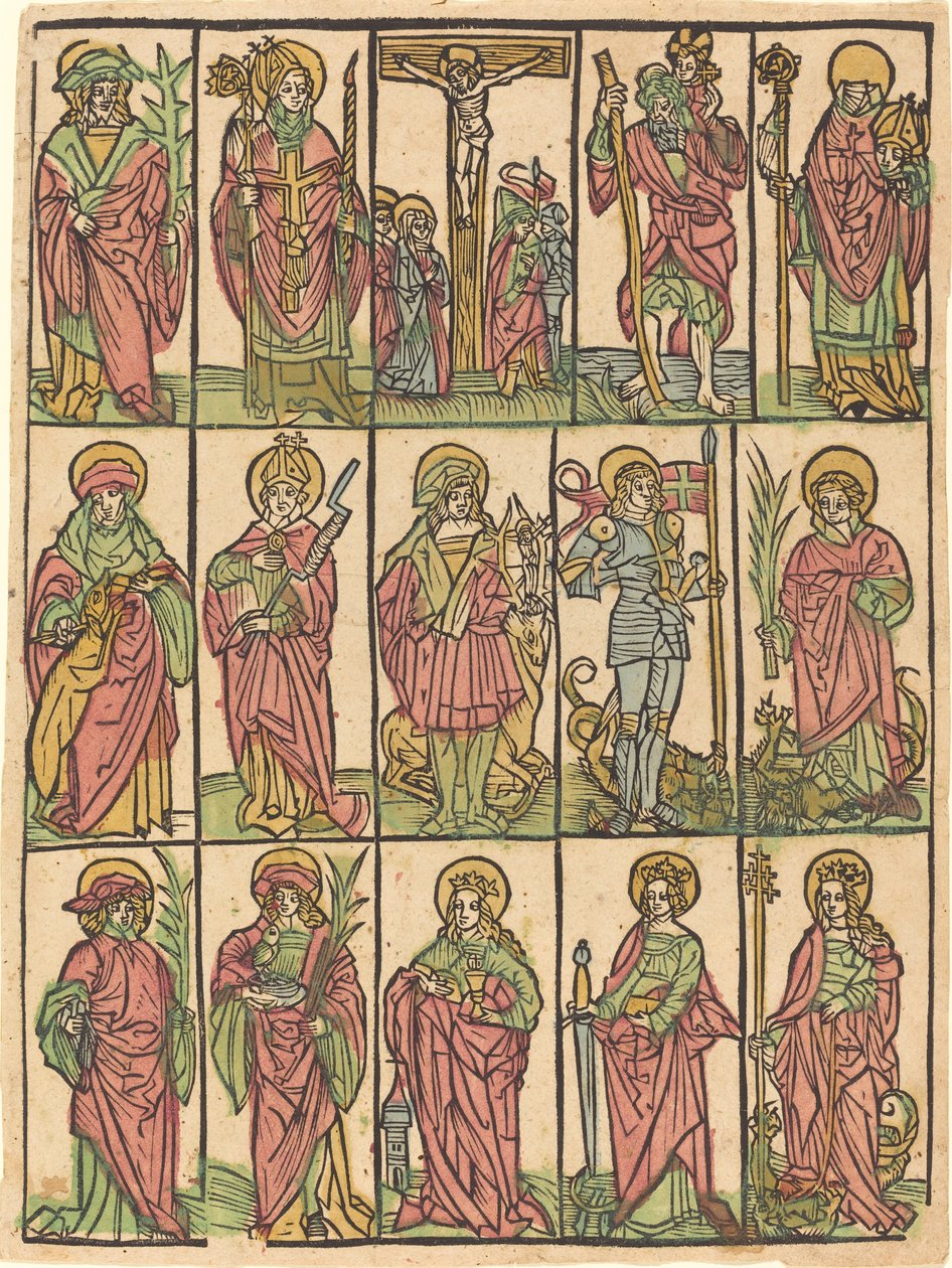 Quatorze Saints Auxiliaires - German 15th Century