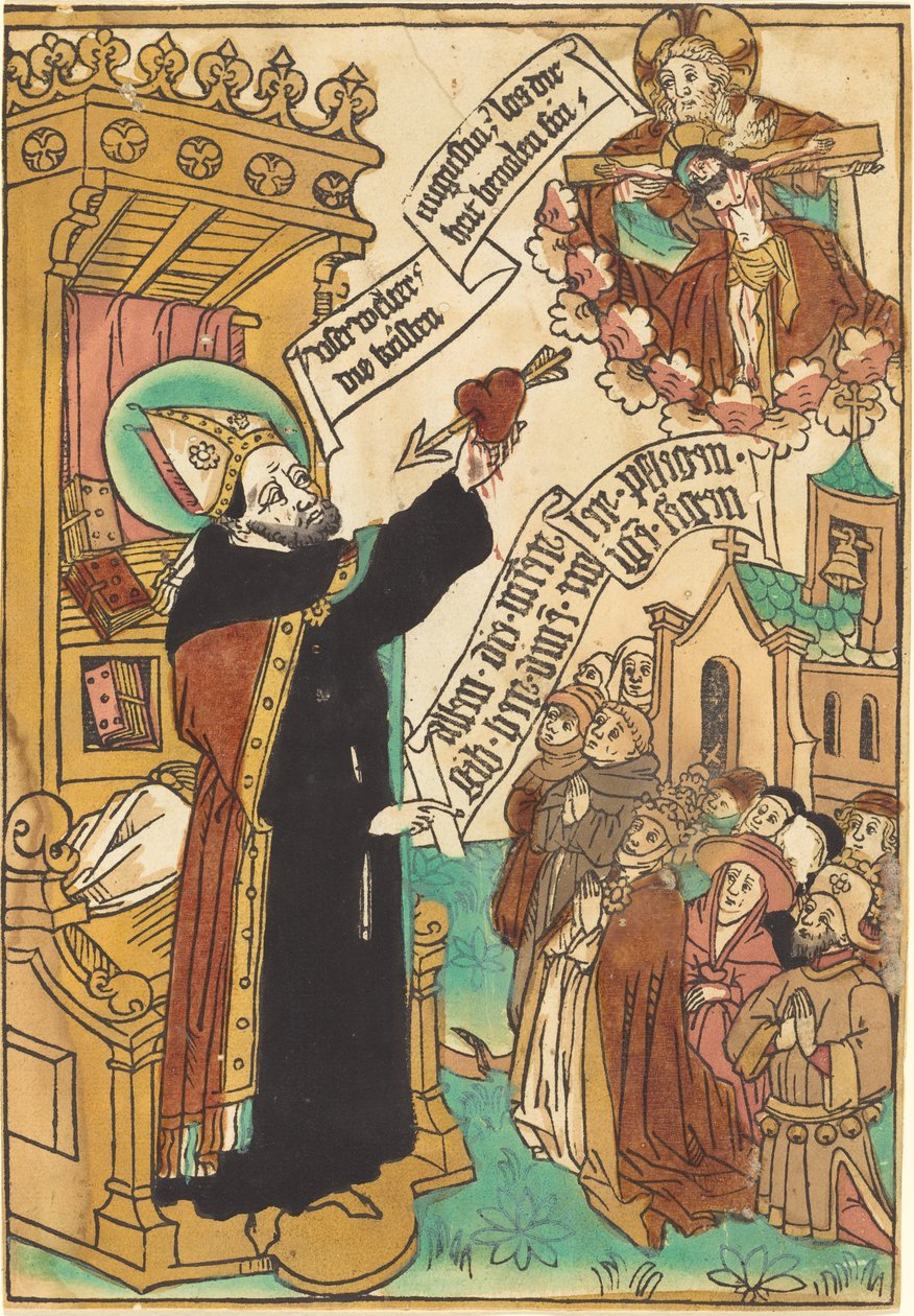 Saint Augustin - German 15th Century