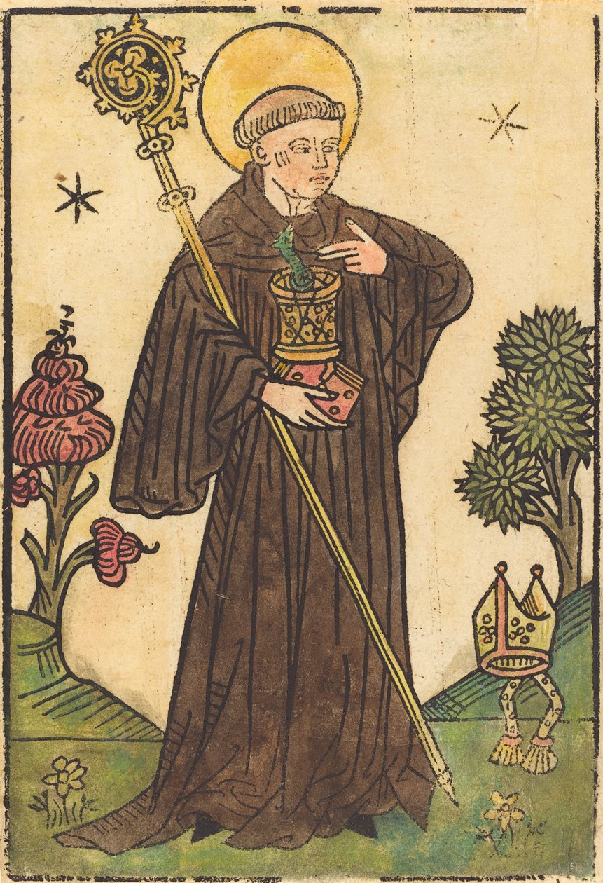 Saint Benoît - German 15th Century