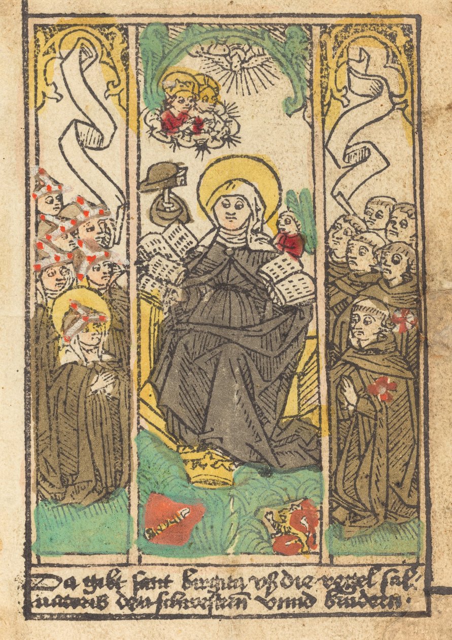 Sainte Brigitte - German 15th Century