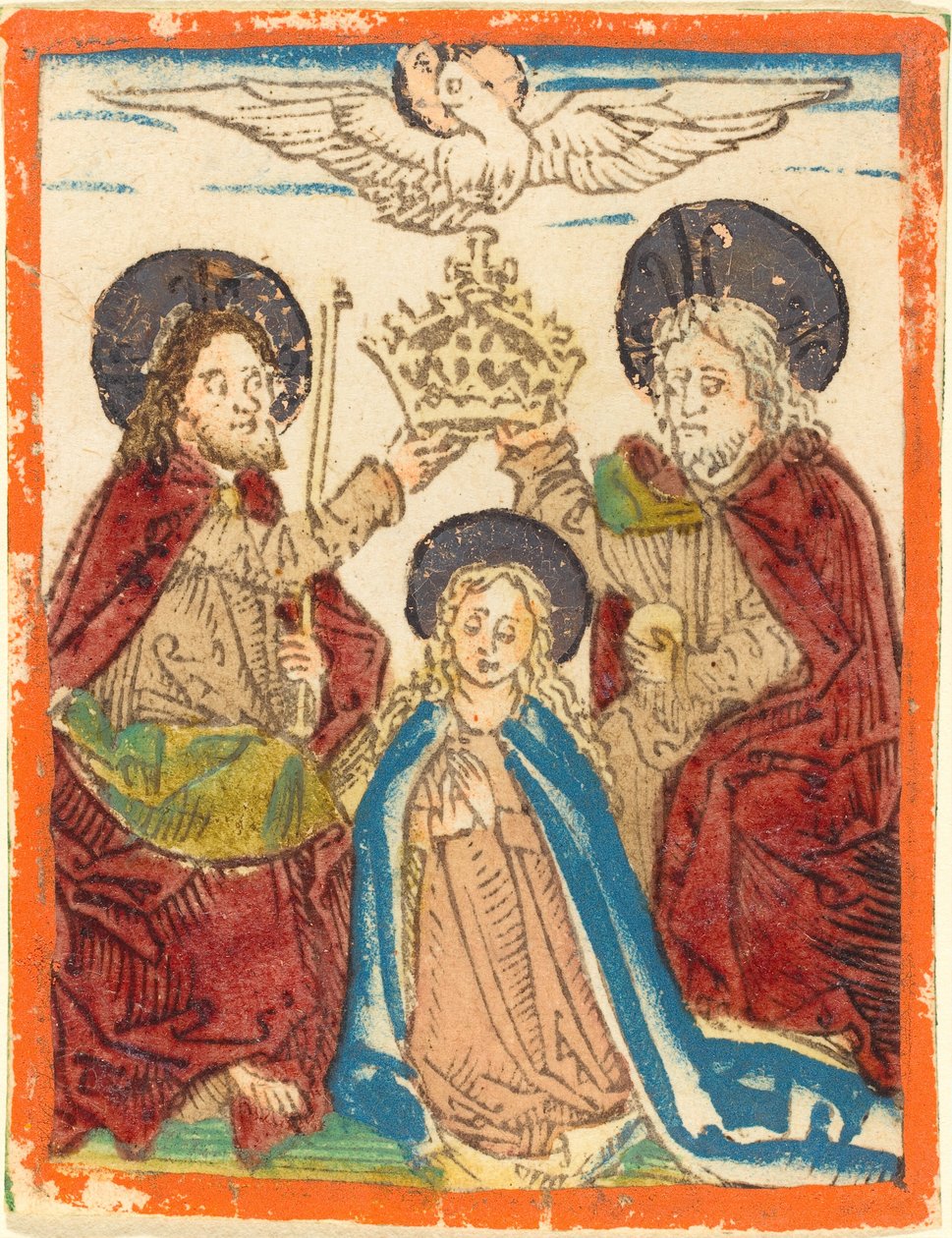 Couronnement de la Vierge - German 15th Century