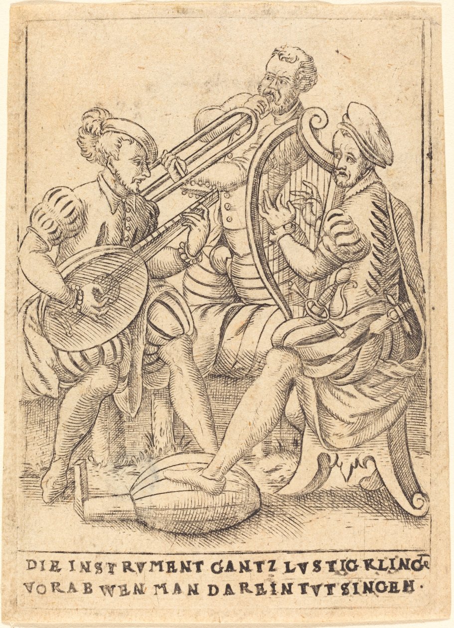 Die Instrvment gantz lvstig Kling vorab wen man darein tvt singen - German 16th Century