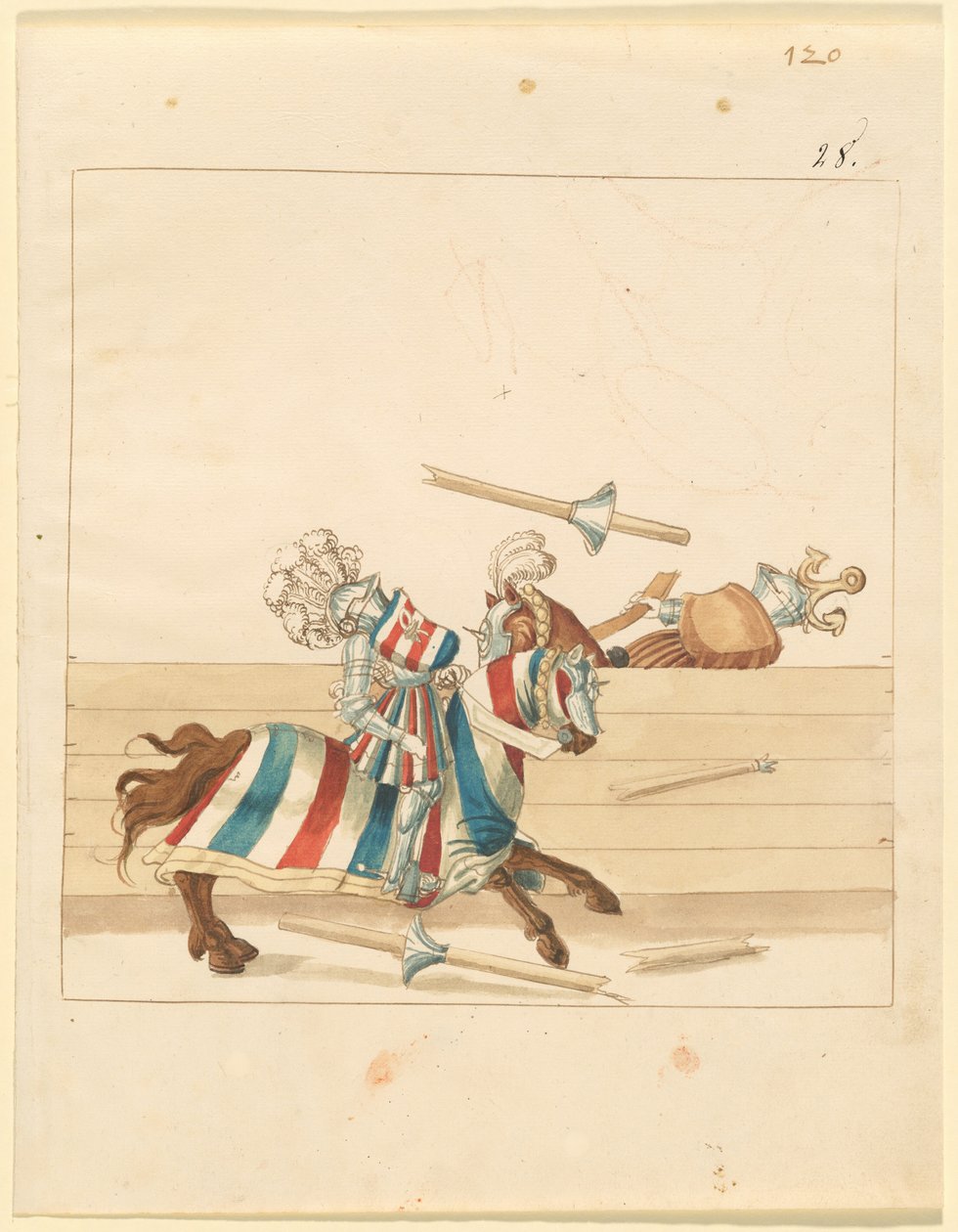 Joute italienne de paix - German 16th Century