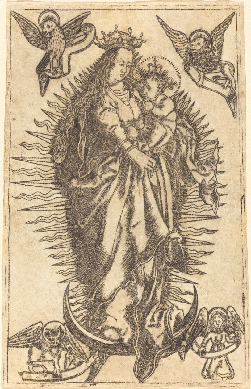 Madone et enfant - German 16th Century