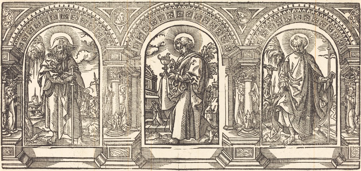 Christ et ses disciples III - German 16th Century after Martin Schongauer