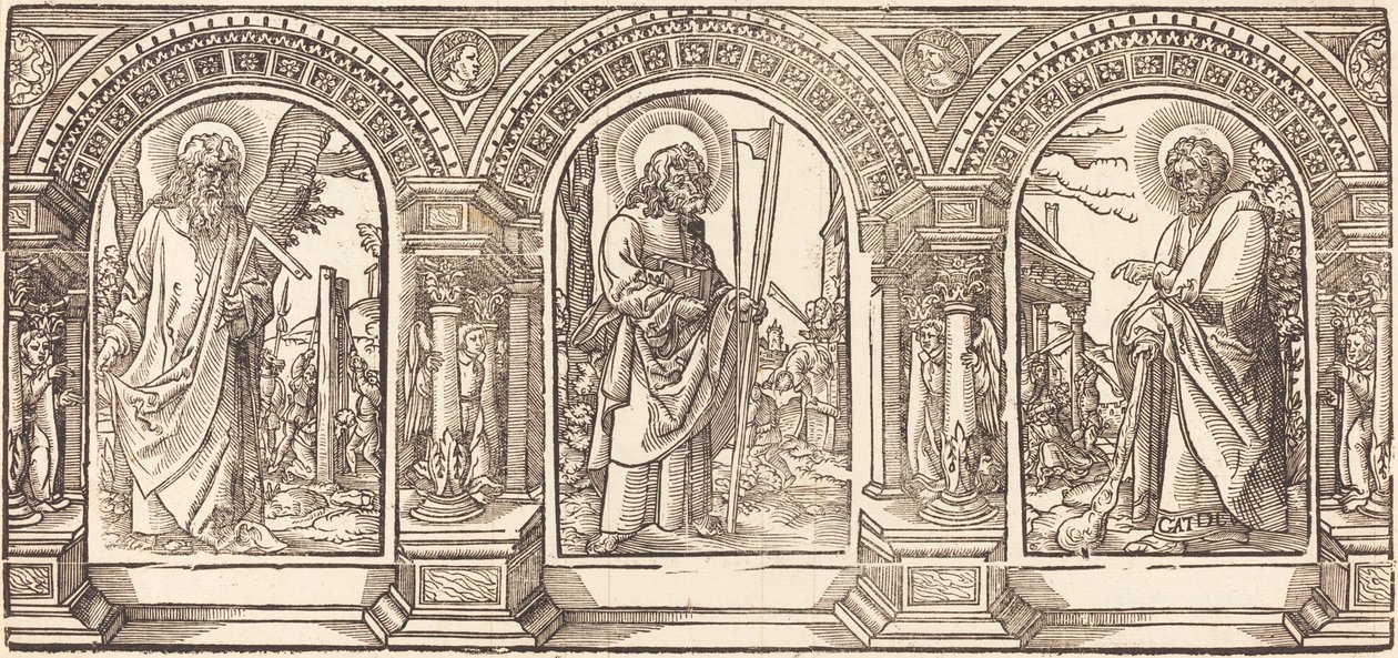 Christ et ses disciples IV - German 16th Century after Martin Schongauer