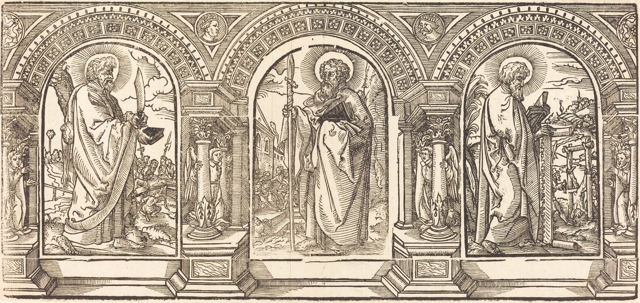 Christ et ses disciples I - German 16th Century after Martin Schongauer