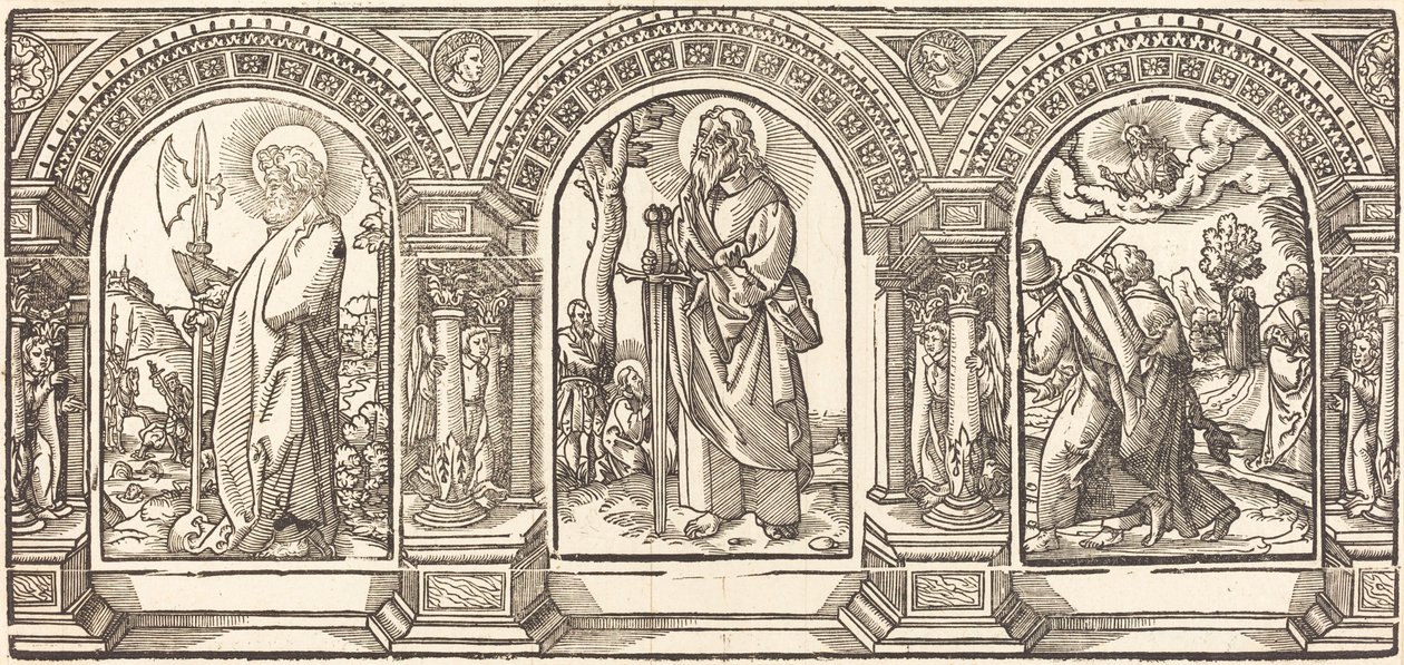 Christ et ses disciples V - German 16th Century after Martin Schongauer