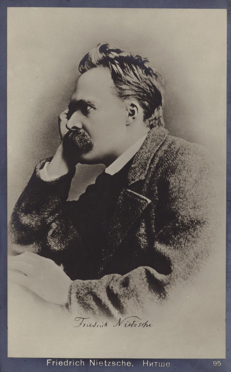Friedrich Nietzche (1844-1900), philosophe et écrivain allemand (photo n/b) - German Photographer