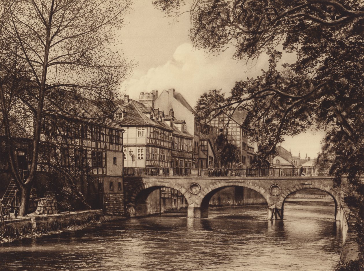 Pont de Marstall, Hanovre (photo n/b) - German Photographer