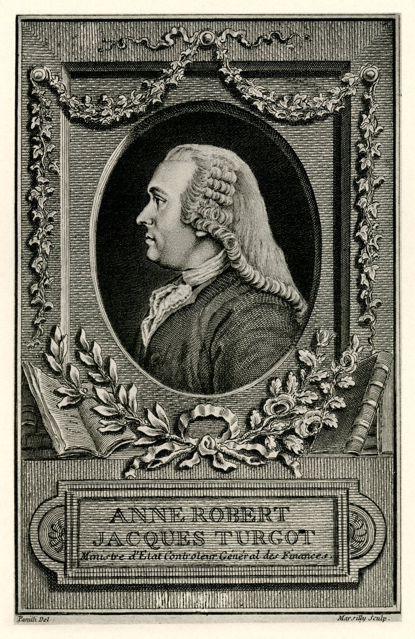 Anne Robert Jacques Turgot - German School