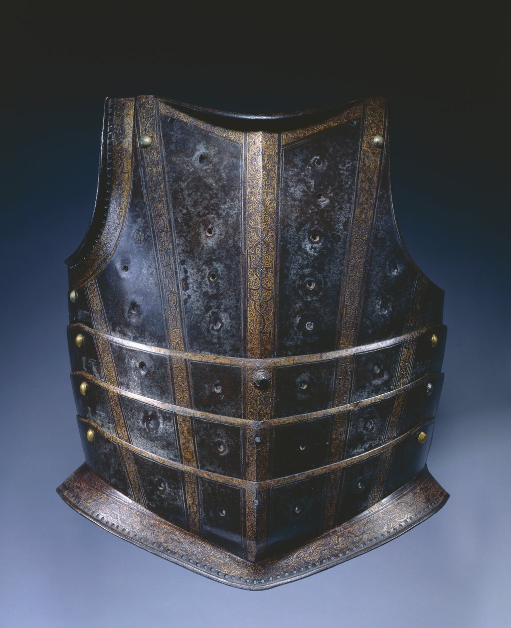 Plastron de cuirasse de hussard, vers 1580 - German School