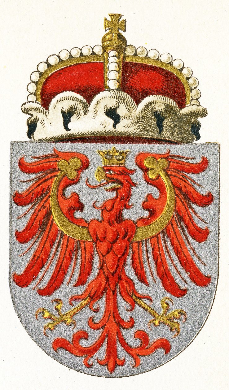 Armoiries du Tyrol, vers 1898 - German School