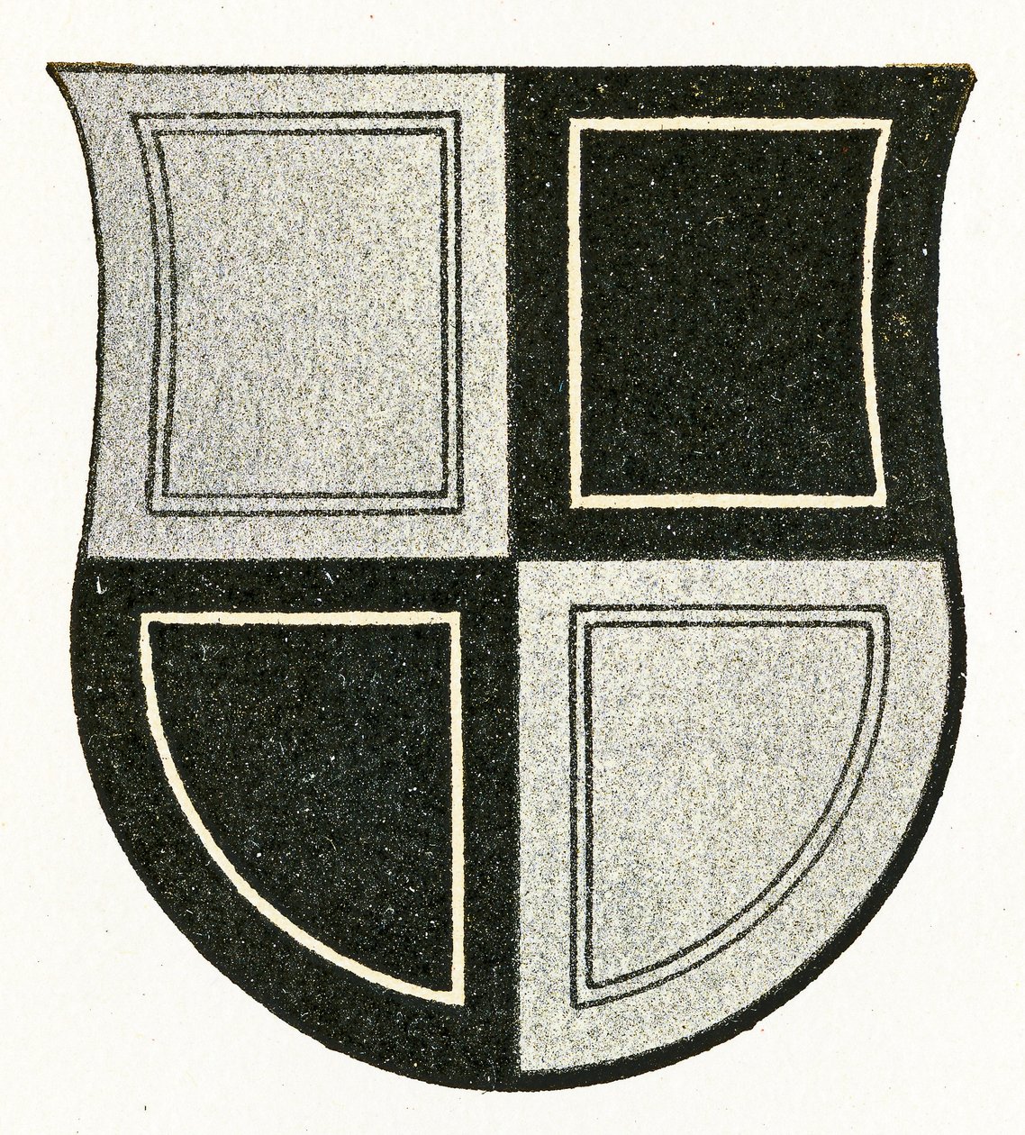 Armoiries de Zollern (Hechingen), vers 1898 - German School