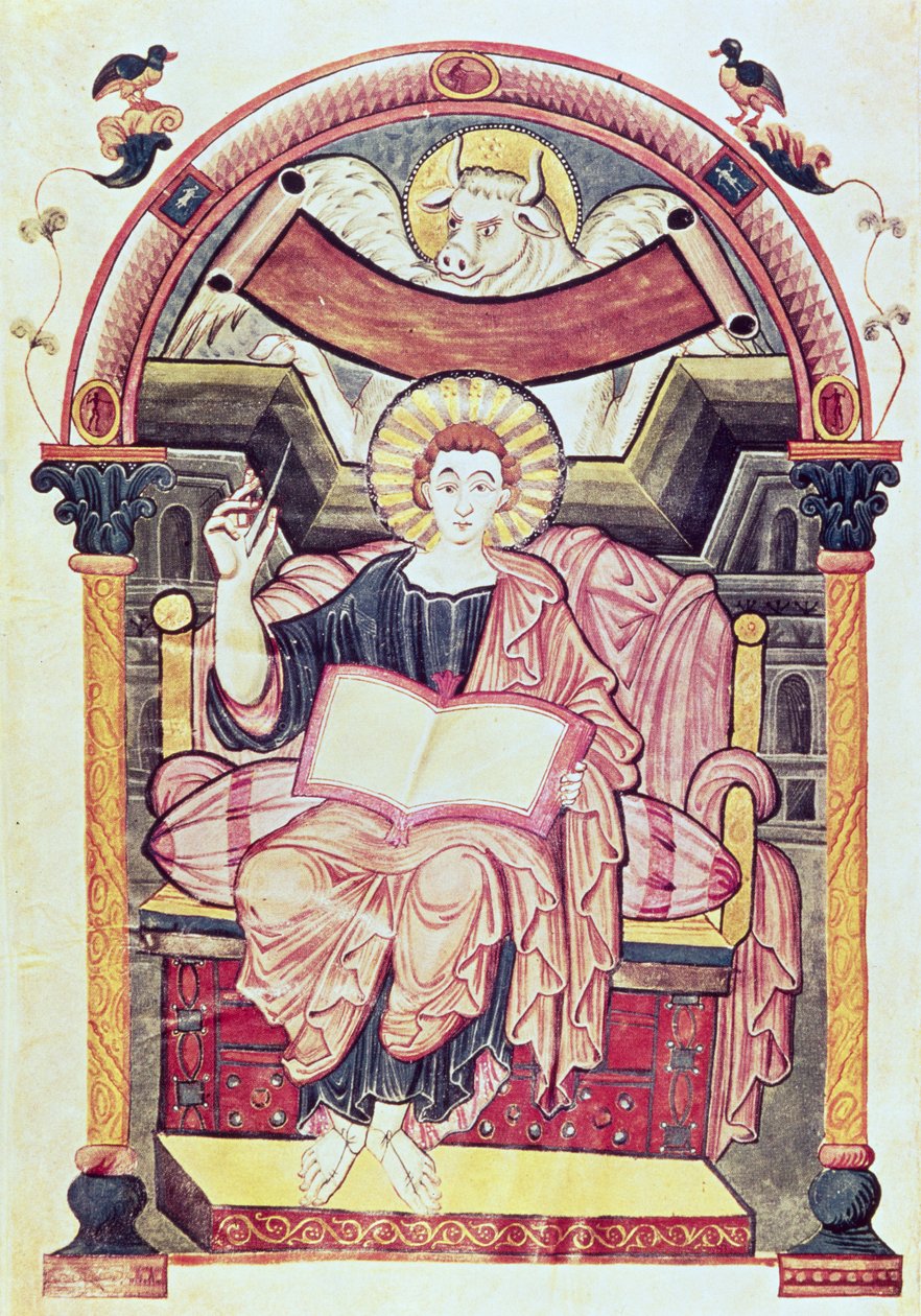 Cod 22. f.85v Saint Luc l