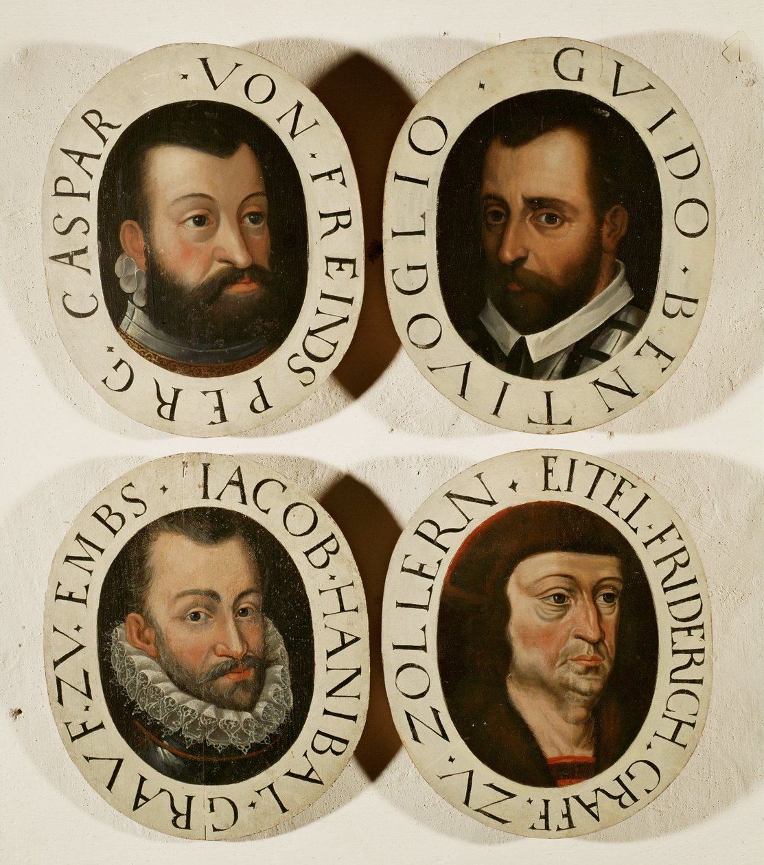 Commandants de la guerre de Trente Ans, Caspar von Freindsperg, Guido Bentivoglio, Jacob Hanibal Comte Embs ... - German School