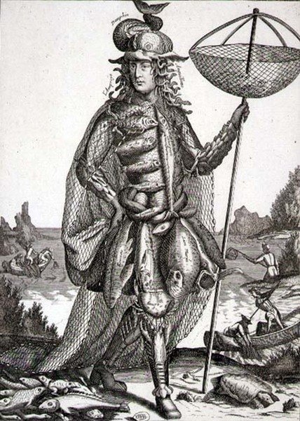 Costume pour un pêcheur, publié par Gerard Valck vers 1690 - German School