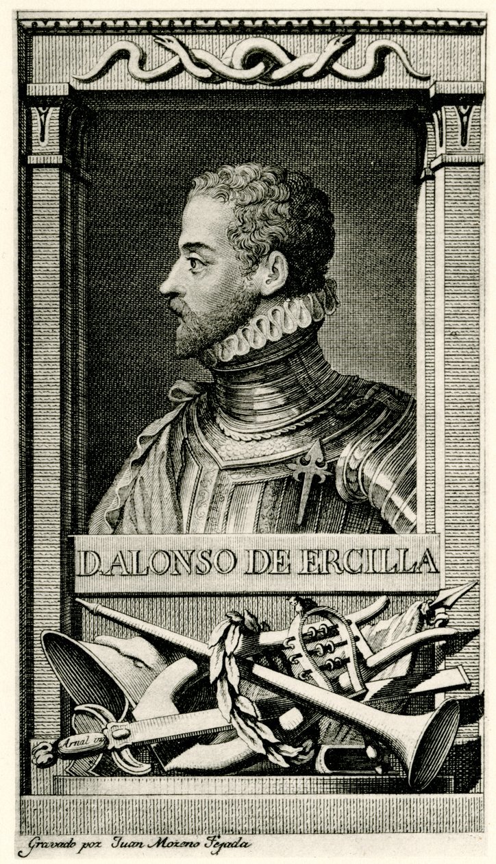 Don Alonso de Ercilla y Zúñiga - German School