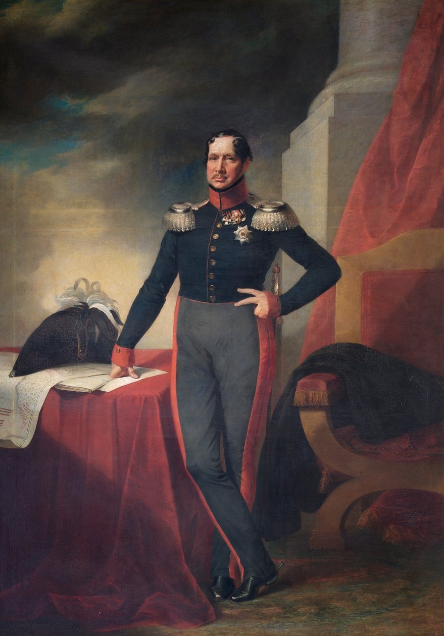 Frédéric-Guillaume III, Roi de Prusse, vers 1830 - German School